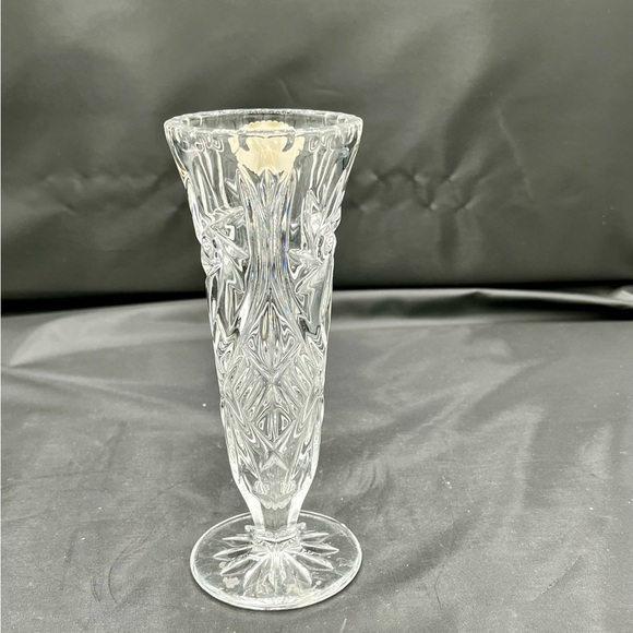 Vintage Bohemia Crystal Czech Republic Bud Vase - Picture 9 of 11
